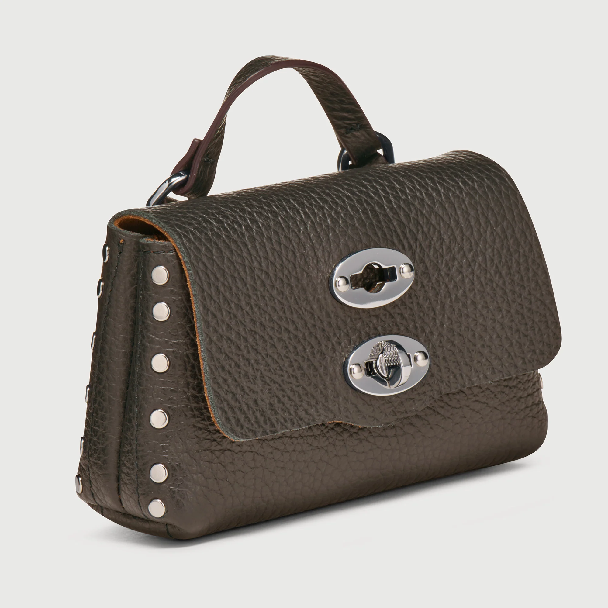 POSTINA® WALLET IN PELLE MARTELLATA BROWN DOLCE AMARO - Image 5