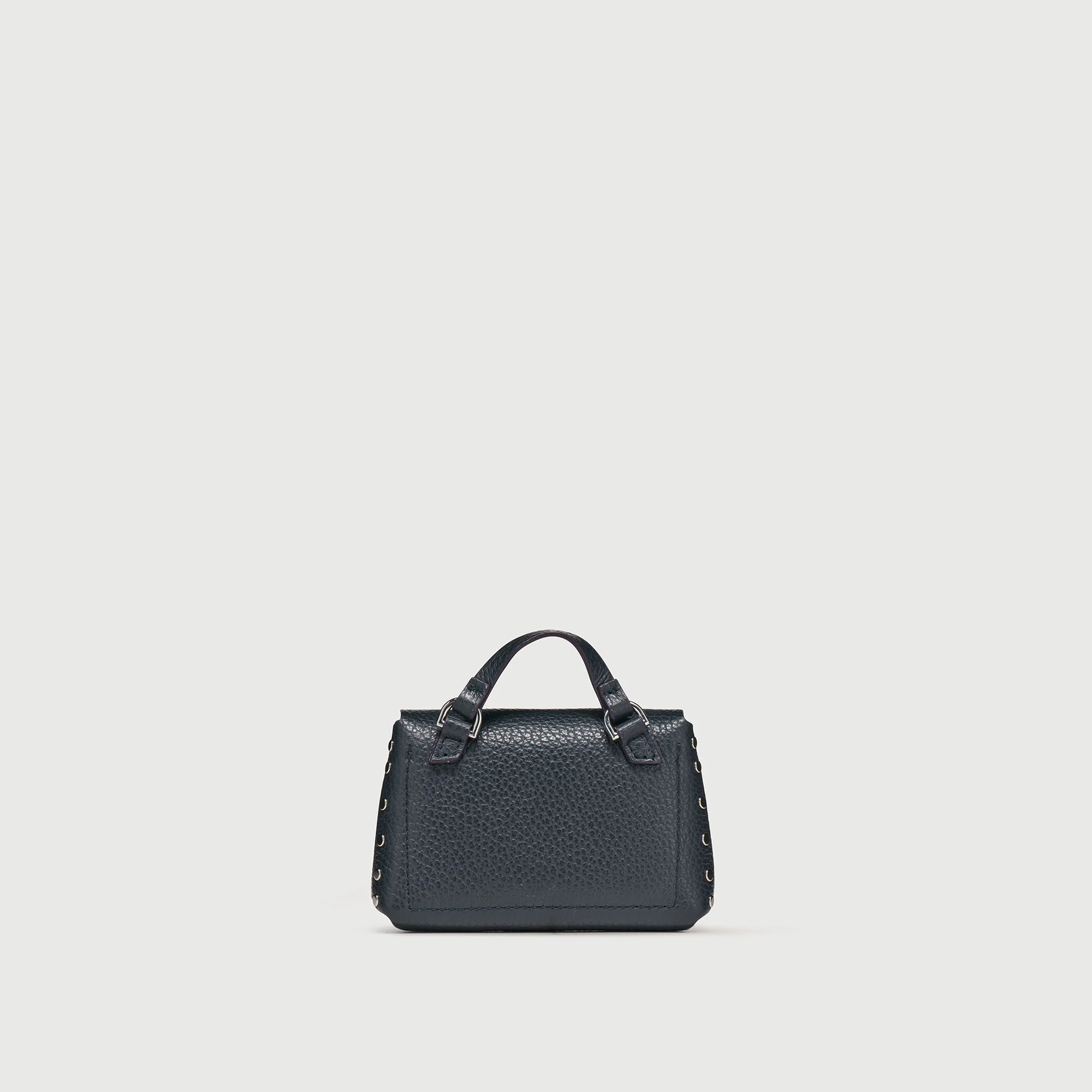 POSTINA® WALLET IN PELLE MARTELLATA DARK NAVY - Image 4